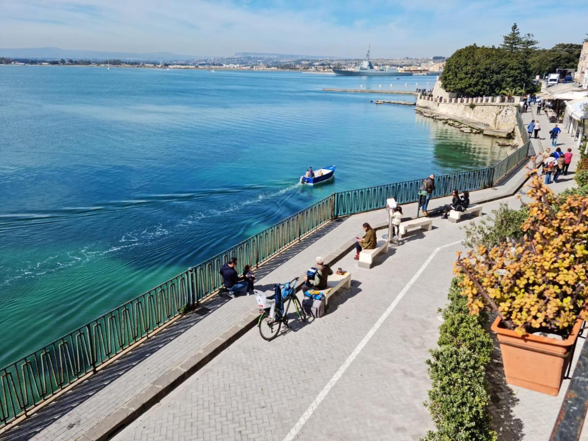 Ferienwohnung La Finestra Sul Mare Di Alfeo Syrakus Exterior foto